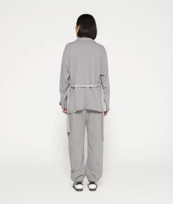 Bar jogger pinstripe brushed