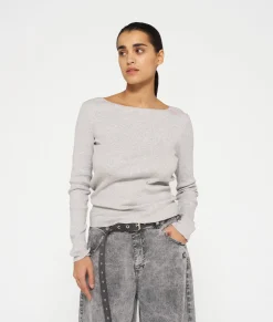 boatneck longsleeve tee