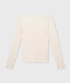 boatneck longsleeve tee
