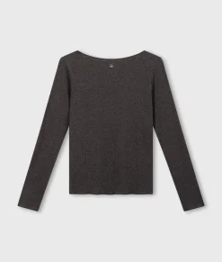 boatneck longsleeve tee