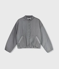 bomber jacket pinstripe