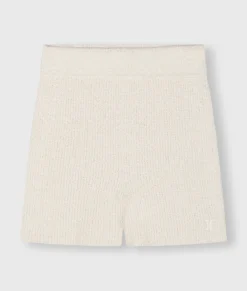 boucle knit shorts