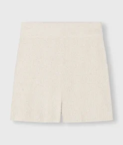 boucle knit shorts