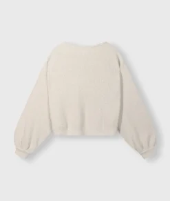 boucle knit sweater