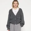 chunky knit cardigan
