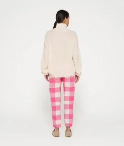cropped jogger check