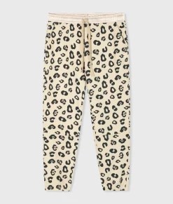cropped jogger leopard