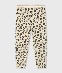 cropped jogger leopard