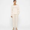 cropped jogger pinstripe