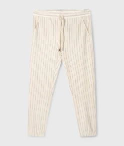 cropped jogger pinstripe