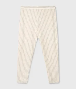 cropped jogger pinstripe