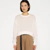 cropped sweater mesh