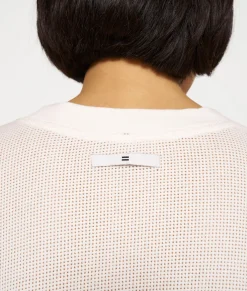 cropped sweater mesh