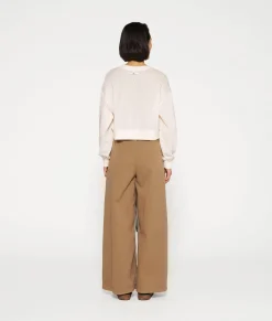cropped sweater mesh