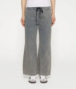 flared jogger jog denim