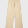 flared jogger pinstripe
