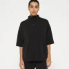 high neck tee scuba