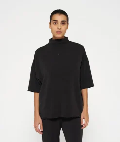 high neck tee scuba