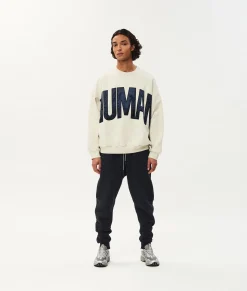 Human fleece sweater