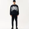 Human fleece sweater