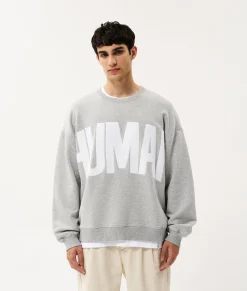 Human fleece sweater