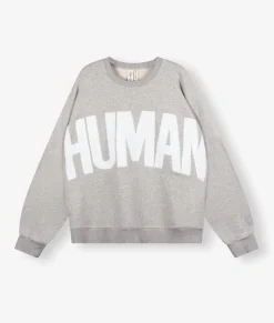 Human fleece sweater