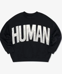 Human fleece sweater