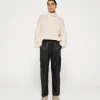 leatherlook cargo pants