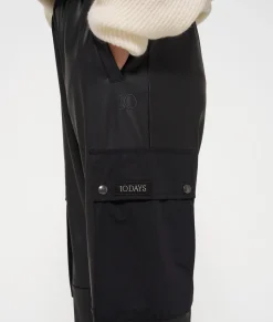 leatherlook cargo pants