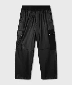 leatherlook cargo pants