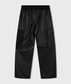 leatherlook cargo pants