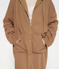 long zip hoodie