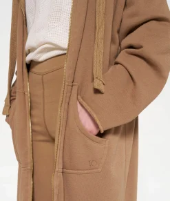 long zip hoodie