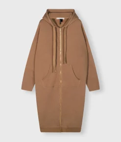 long zip hoodie