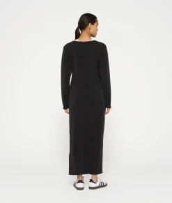longsleeve maxi dress scuba