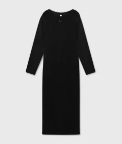 longsleeve maxi dress scuba
