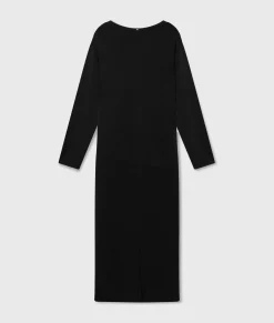 longsleeve maxi dress scuba