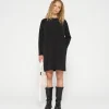 longsleeve midi dress scuba