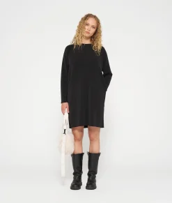 longsleeve midi dress scuba
