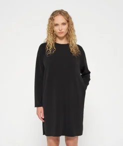 longsleeve midi dress scuba