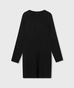longsleeve midi dress scuba