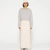 maxi skirt twill