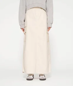 maxi skirt twill
