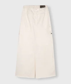 maxi skirt twill