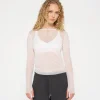 mesh tee glitter