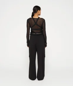 mesh tee glitter