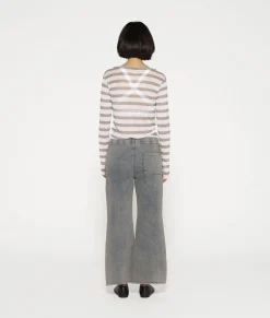 mesh tee stripe