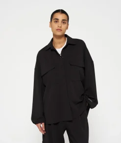 overshirt crepe