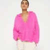 polo sweater hairy knit