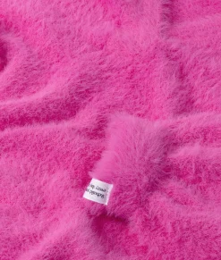 polo sweater hairy knit